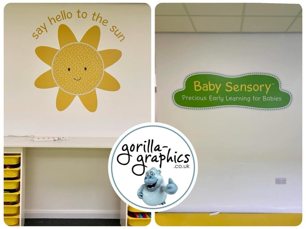 Baby Sensory wall graphics